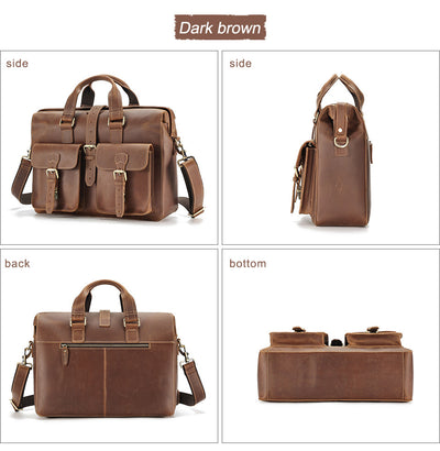 Bolso de Cuero Genuino para Negocios - Image 19