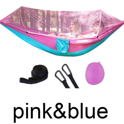 Hamaca Portátil Doble con Mosquitero para Camping y Aventuras - Image 16