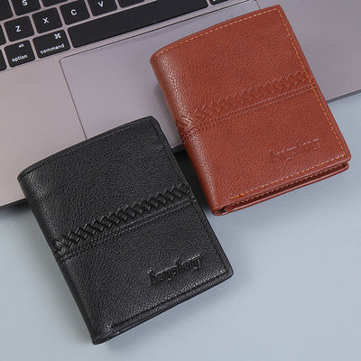 Billetera Corta de Cuero para Hombre