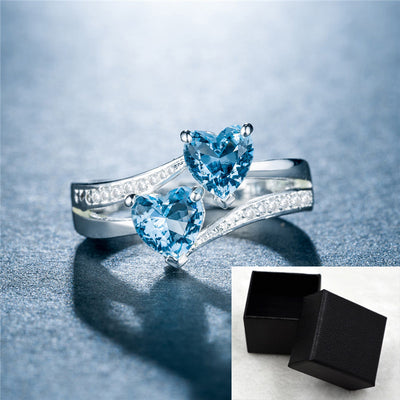 Anillos de Cobre Chapados en Platino con Circonitas Brillantes - Image 11