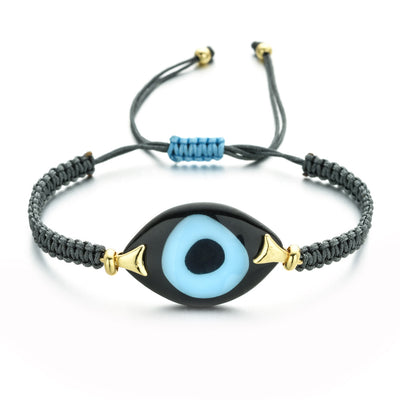 Pulsera Tejida a Mano con Ojo de Demonio Turco en Resina - Image 18