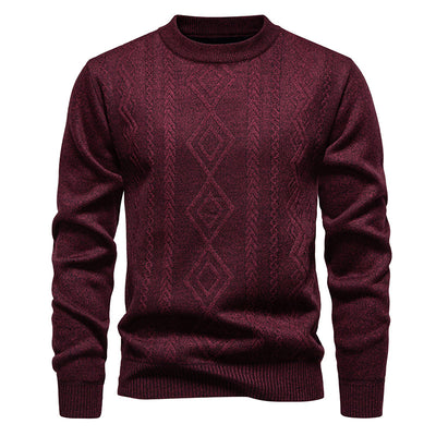 Suéter Tejido Cuello Redondo Cálido y Casual para Hombre - Image 8