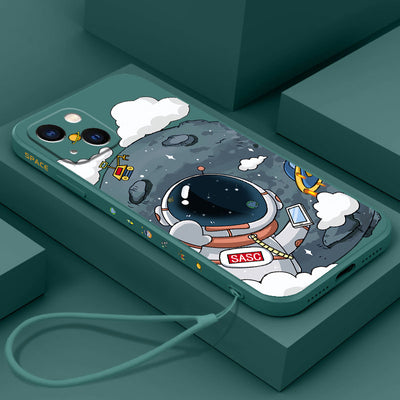 Funda TPU Cubo Rubik con Astronauta Lateral - Image 5
