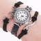 Reloj Pulsera de Diamantes con Correa de Terciopelo Coreano LOVE para Mujer