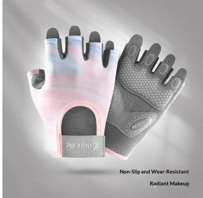 Guantes de Ciclismo Mariposa Transpirables Medio Dedo para Fitness - Image 8