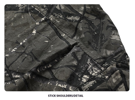 Camisa de Camuflaje Holgada de Manga Larga para Hombre - Image 17