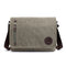 Bolsa de Lona Vintage para Hombre - Bandolera Profesional 14 Pulgadas