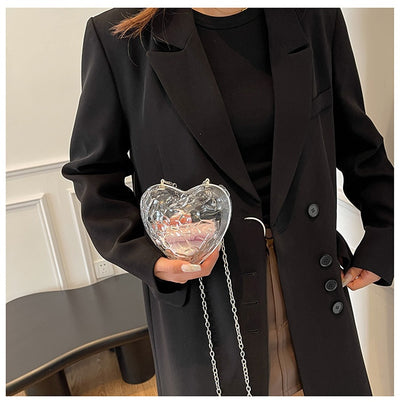 Bolso Bandolera Acrílico con Diseño de Corazón Meteorito Brillante - Image 20