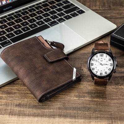 Conjunto de Regalo para Hombre: Cartera y Accesorios Creativos
