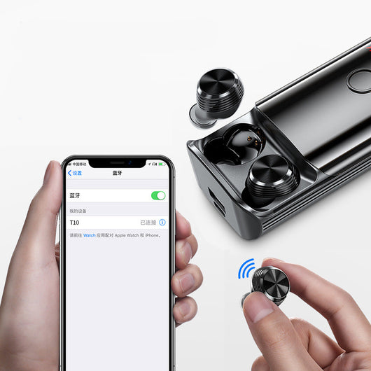 Auriculares Bluetooth TWS-T10 con Gran Capacidad de Batería - Image 6