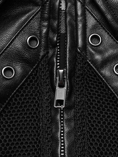 Chaqueta de Cuero Corta para Mujer - Estilo Sofisticado y Moderno - Image 5