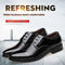 Zapatos Casuales de Novio para Otoño con Aumento de Altura en Negro