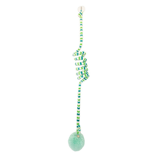 Juguete Interactivo para Gatitos con Campana, Pelota Inflable y Ventosa