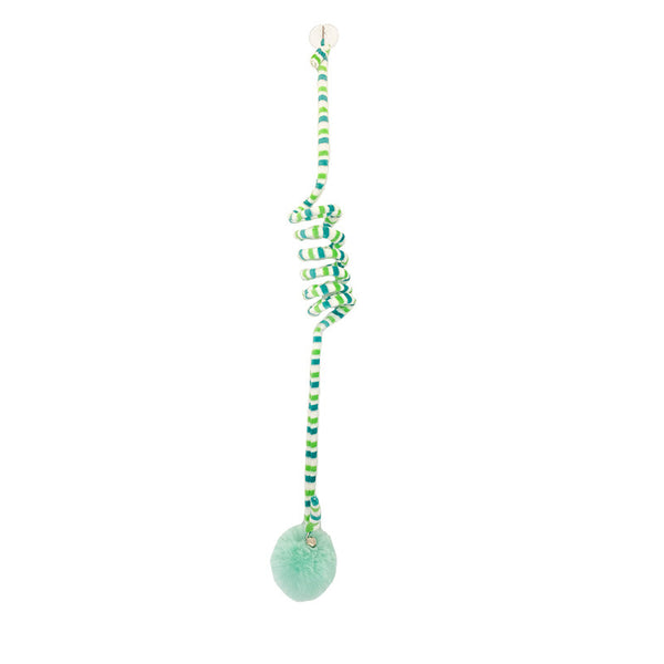 Juguete Interactivo para Gatitos con Campana, Pelota Inflable y Ventosa