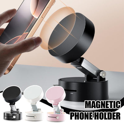 Soporte Magnético Plegable para Teléfono de Auto con Ventosa
