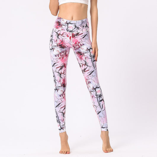 Leggings Deportivos de Cintura Alta con Estampado Digital - Image 5