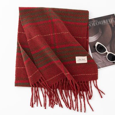 Bufanda Cuadros Mujer Efecto Cashmere - Elegancia y Calidez - Image 13