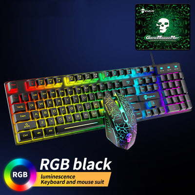 Kit Teclado y Ratón RGB Luminoso Kuiying T6 - Image 14
