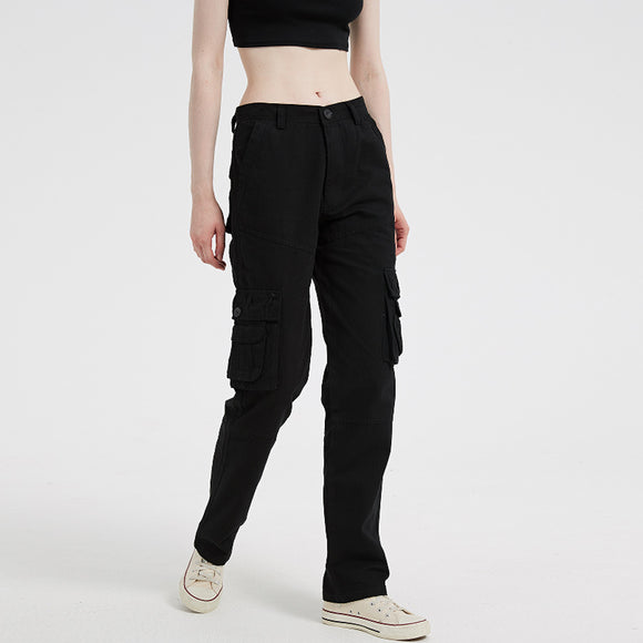 Pantalones Deportivos Talla Grande con Múltiples Bolsillos para Mujer