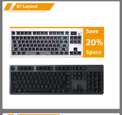 Kit de Teclado Mecánico DIY con Perilla de Control y RGB Hot Swap - Image 17