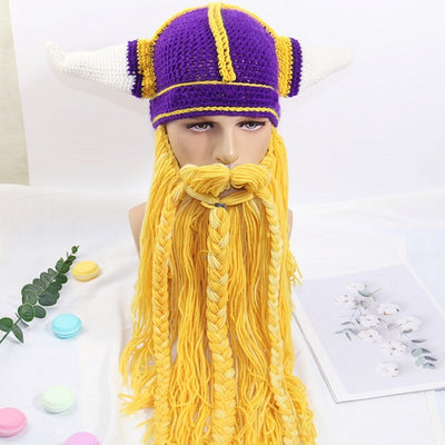 Gorro Tejido con Barba Divertido Wansheng - Image 3