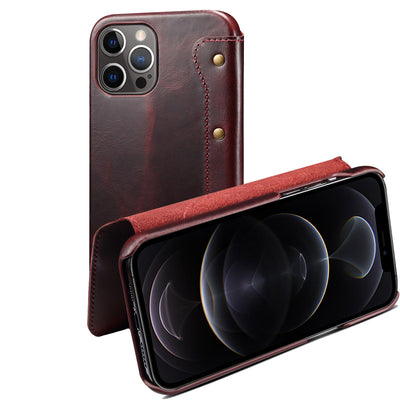 Funda Flip de Cuero Genuino con Ranuras para Tarjetas - Image 10