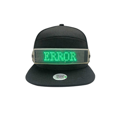 Gorra LED Publicitaria con Pantalla Flexible y Control por App - Image 3
