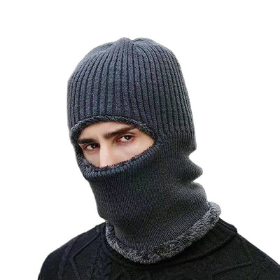 Gorro Térmico Unisex con Protección de Cuello - Tejido Grueso y Forro Terry - Image 5
