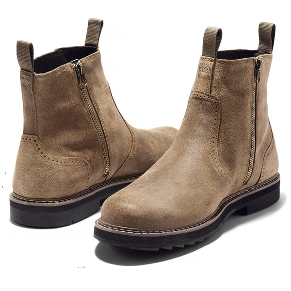 Botas Altas de Cuero Curtido Artesanales para Hombre con Acabado Mate