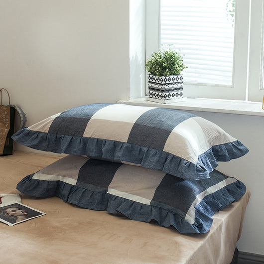 Funda de Almohada 100% Algodón con Volantes - Individual Lavado - Image 16