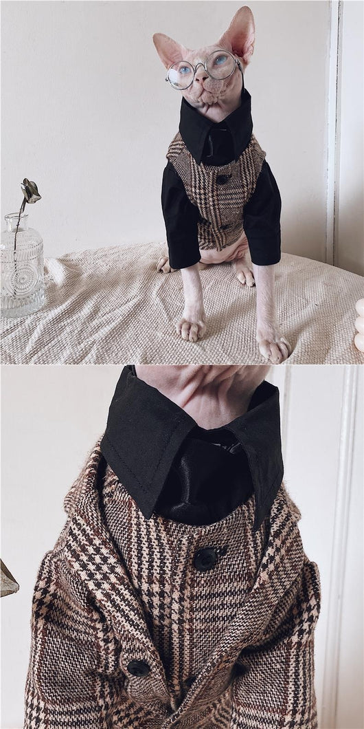 Traje Elegante para Gatos Sphynx y Razas sin Pelo - Image 22