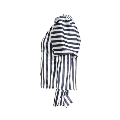 Blusa Cuello Redondo con Diseño Linterna - Image 6