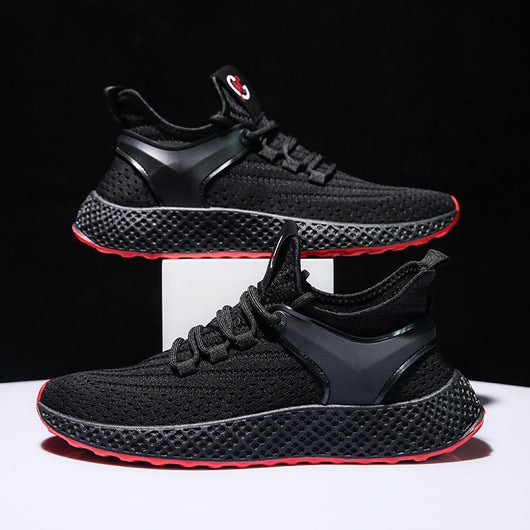 Zapatos Casuales Deportivos Hombre Malla Transpirable Tejido Volador - Image 10