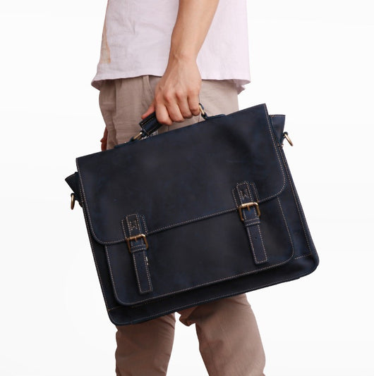 Maletín Ejecutivo de Cuero Genuino para Hombre - Image 15
