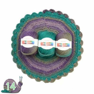 Ovillo Arcoíris Multicolor para Tejer - Image 26