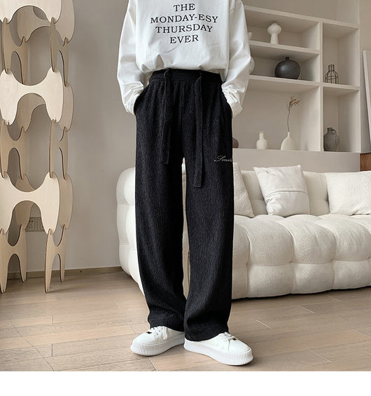 Pantalones Anchos Plisados Holgados - Image 15
