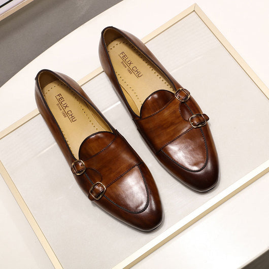 Zapatos de Cuero para Hombre con Doble Hebilla - Piel Genuina Premium - Image 15