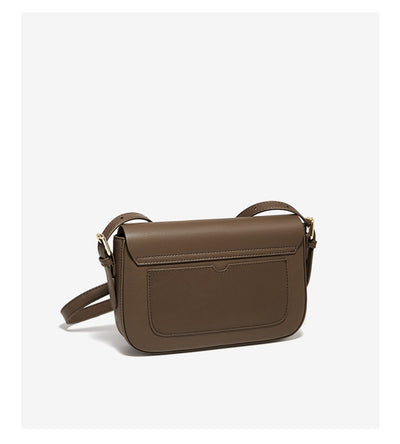 Bolsa Mensajero de Cuero Genuino Piel Vacuna Compartimentos Dobles - Image 11