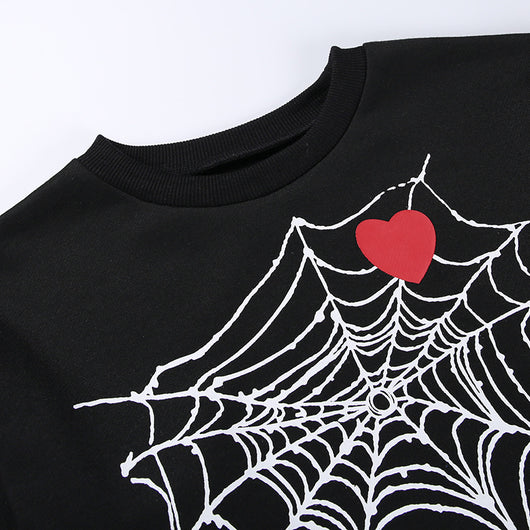 Blusa Mujer Corazón Telaraña Diseño Gótico - Image 18