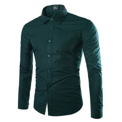 Camisa Polo de Manga Larga sin Planchado para Hombre - Image 5