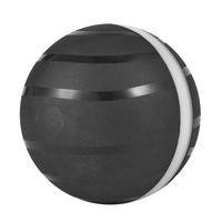 Pink pet toy ball with a white stripe, featuring LED lights for rolling and flashing during play. - Image 6
