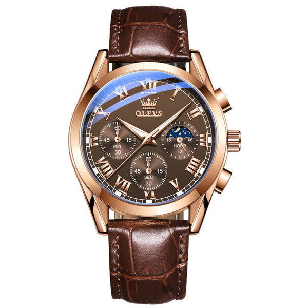 Reloj Cronógrafo Luminoso Resistente al Agua para Hombre