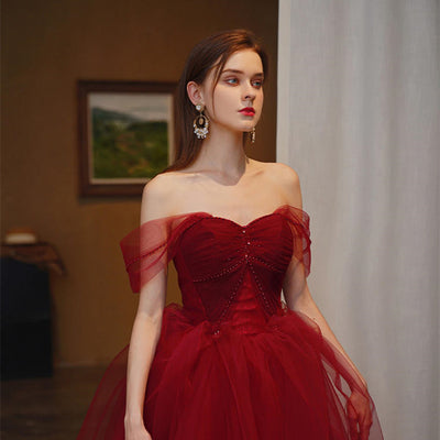 Vestido Elegante Asimétrico Tostado para Mujer - Image 11