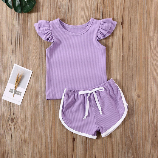 Conjunto Deportivo Dos Piezas: Playera y Shorts con Mangas Voladoras - Image 17