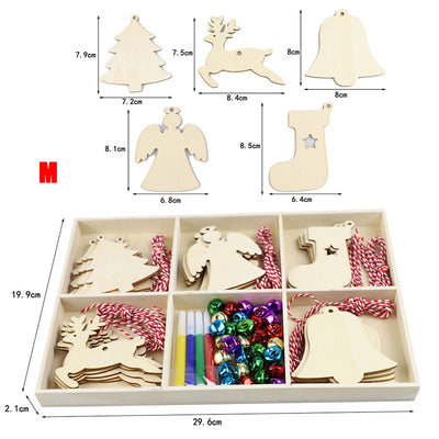 Adorno Navideño de Árbol en Madera Rústica - Image 21