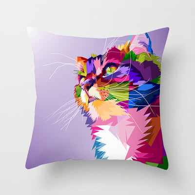 Funda de Almohada Cuadrada con Animales Estilo Nórdico - Image 20