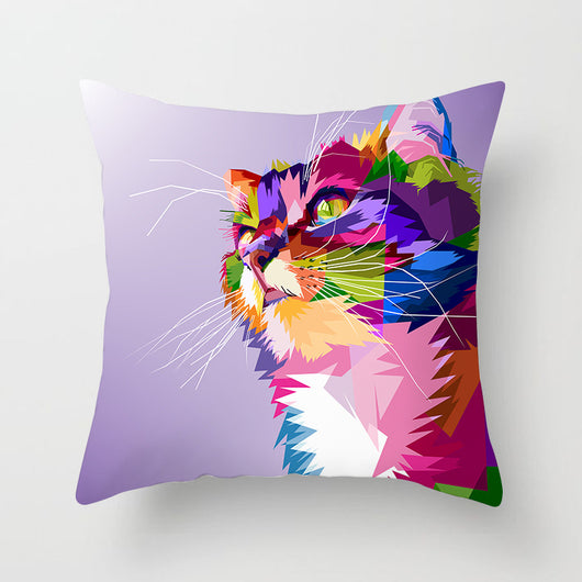Funda de Almohada Cuadrada con Animales Estilo Nórdico - Image 20