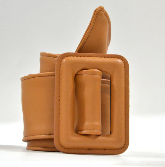 Cinturón Ancho de Piel de Oveja para Mujer - Image 5