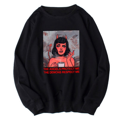 Suéter Harajuku Retro Talla Grande Manga Larga - Image 15