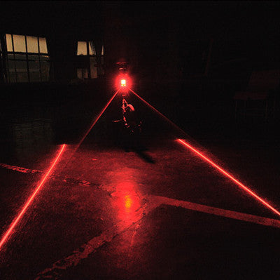 Luz Trasera para Bicicleta con Control Remoto y Giro Integrado